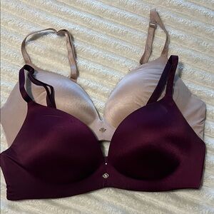 Victoria's Secret Bra Set - Purple and Cream